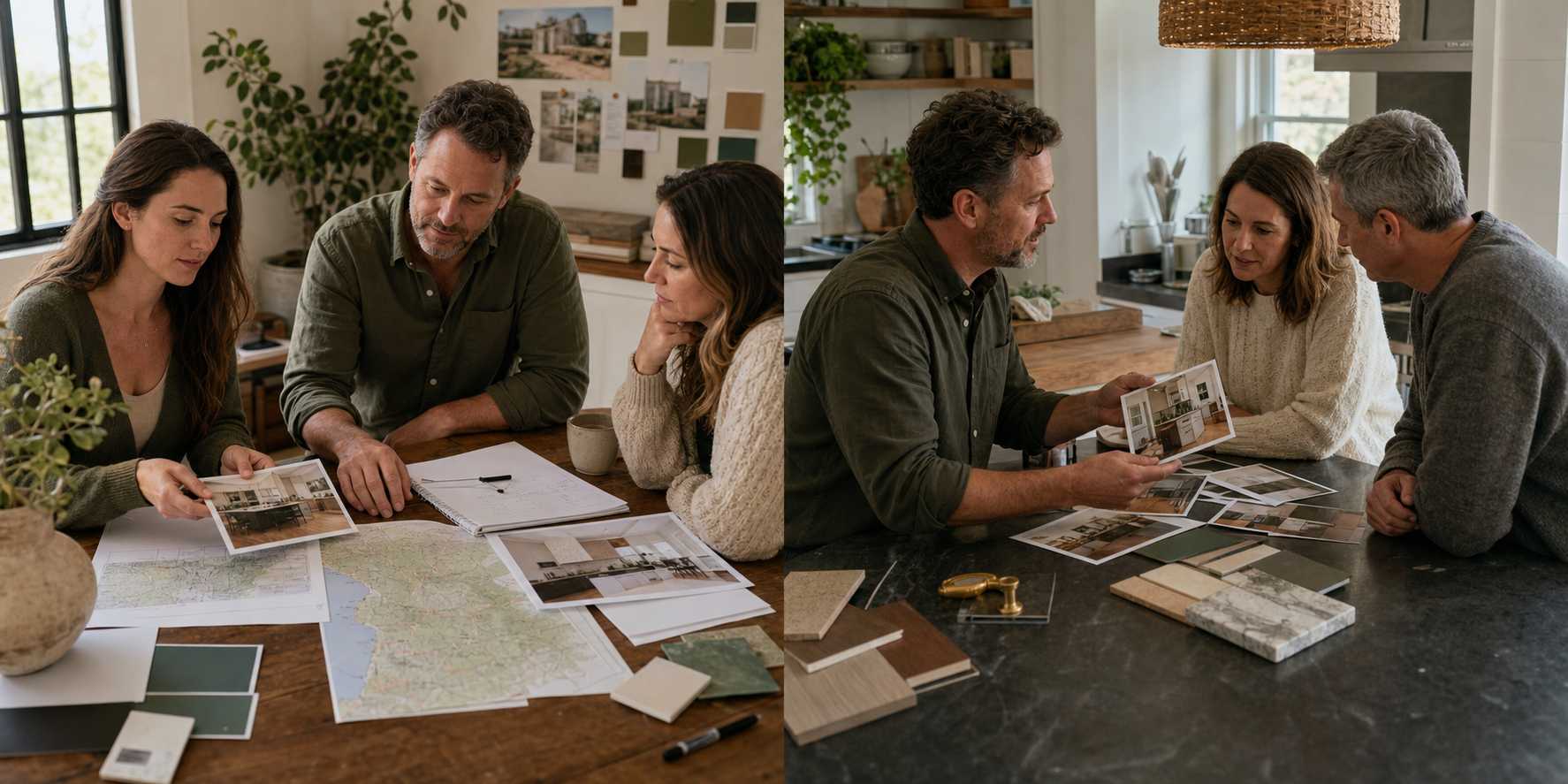 A remodeler refining a value proposition with project proof and discussing it with a homeowner